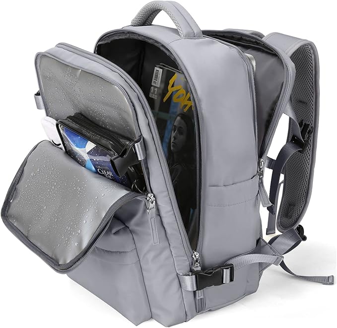 WONHOX Large Travel Backpack Carry on Flight Approved Laptop Work Business Backpack for Women Men Mochila de Viaje