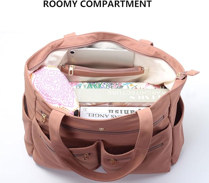 Weekender Bag Carry On Bag Overnight Tote Travel Duffle with 13 Pockets for Travel,Work，Gym,Beach,Teacher,Nurse
