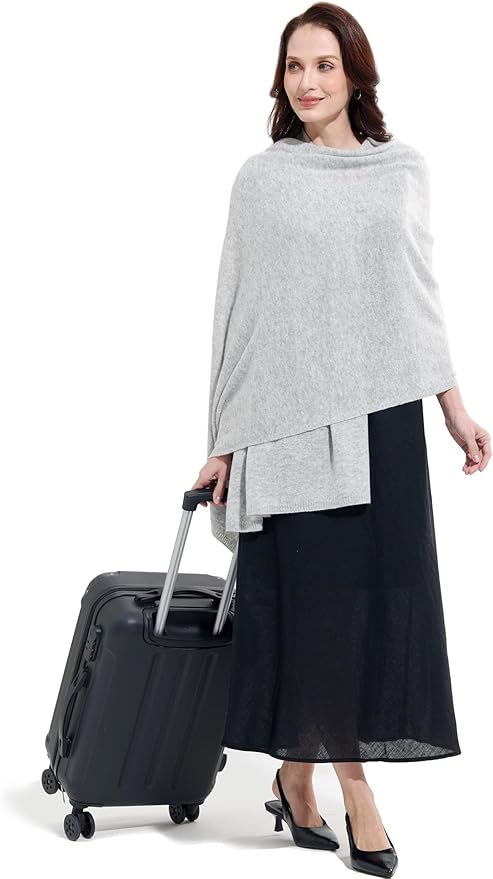Soft Cashmere Blend Wrap Chic Scarf Stole for Women Wayfarer Travel Extra Large 87"x28"