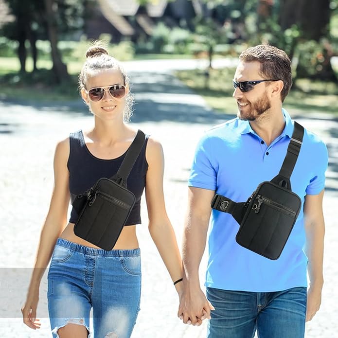 Mini Sling Bag for Men Crossbody,Small Chest Bag Casual Trendy Waterproof Lightweight Phone Crossover Daypack