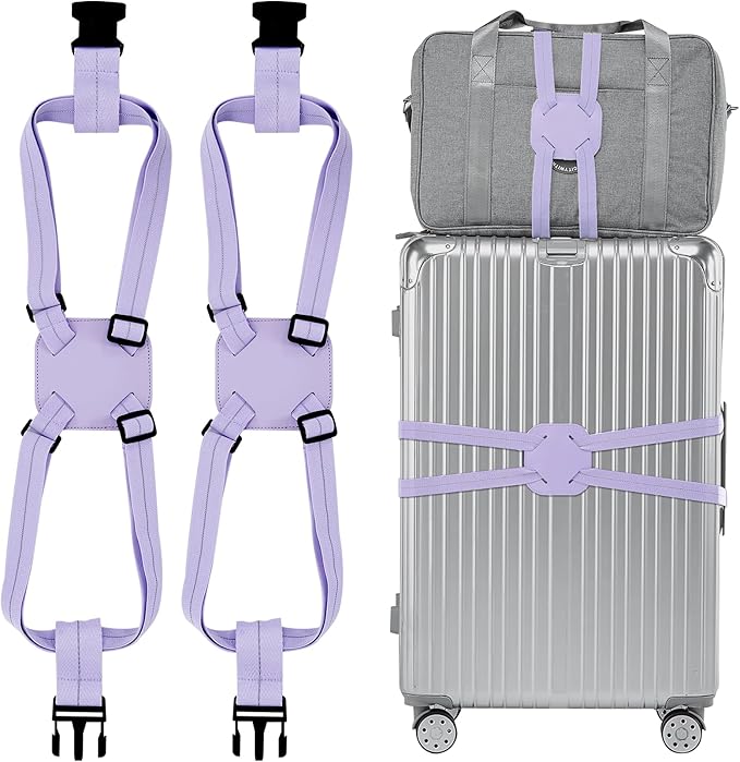 Travelkin Luggage Straps Bag Bungees add a Bag, Luggage Bungee for suitcases Elastic Strap Belt