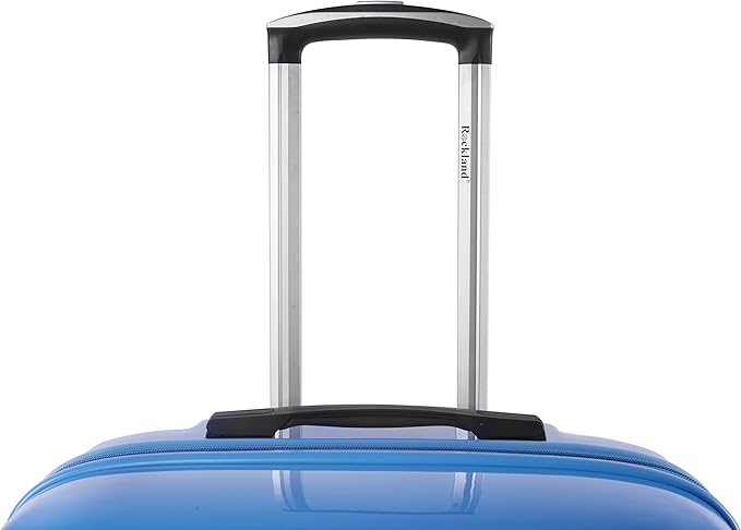 Rockland Melbourne Hardside Expandable Spinner Wheel Luggage, 2TONEBLUE, 2 Piece (20"/28")