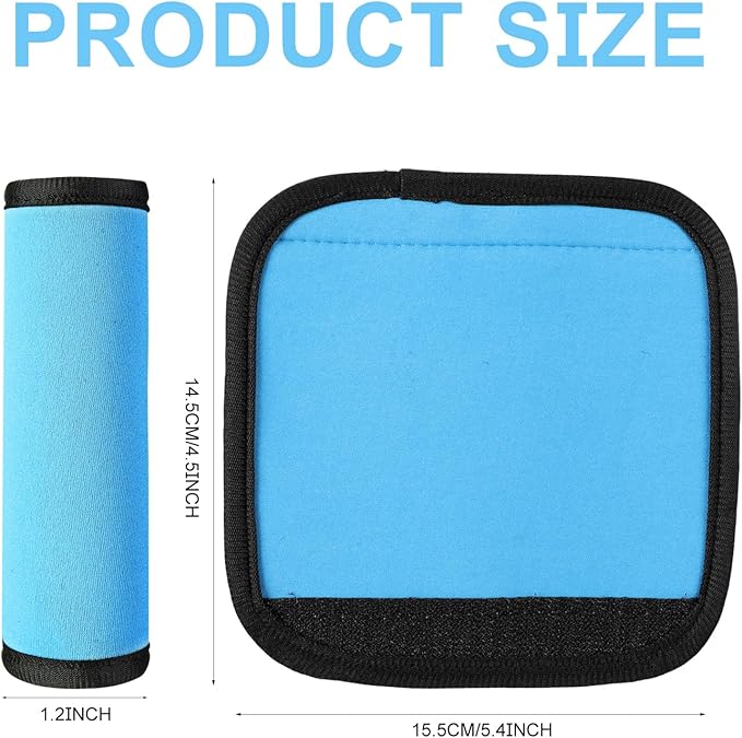 Luggage Handle Wrap Luggage Tags Identifiers for Suitcases Neoprene Luggage Handle Wraps for Suitcase Luggage Markers Identifier for Easy Identification for Shopping Bag Travel Suitcase