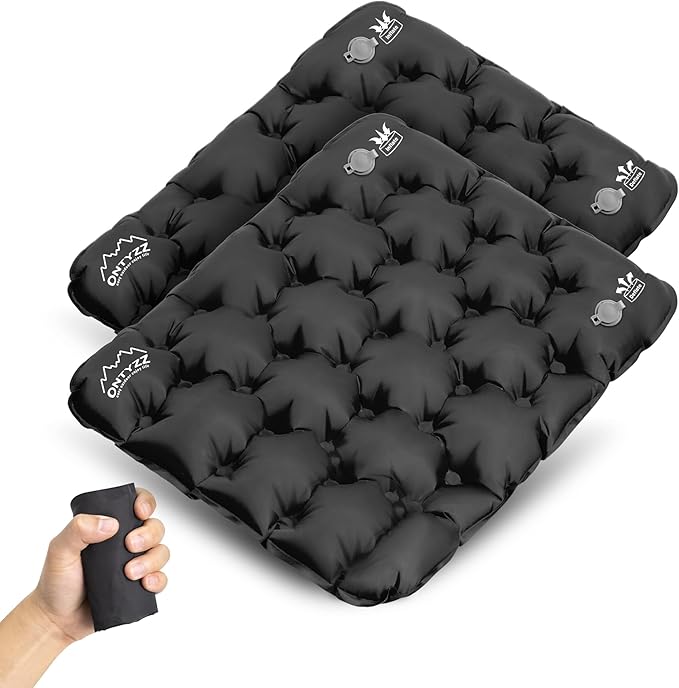 ONTYZZ Inflatable Seat Cushion Lightweight Airplane Seat Cushion Stadium Seat Travel Cushion for Climbing Hiking Office Airplane
