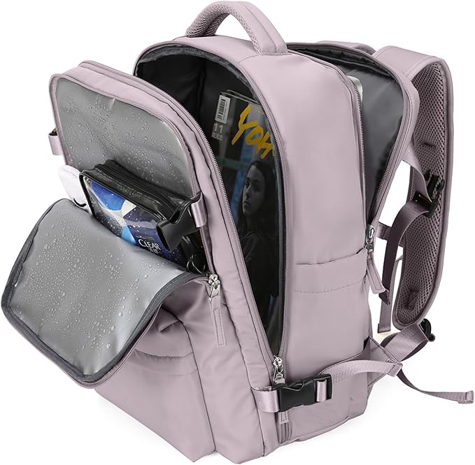 WONHOX Large Travel Backpack Carry on Flight Approved Laptop Work Business Backpack for Women Men Mochila de Viaje