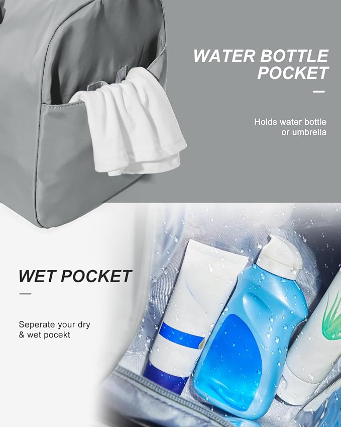 Gym Bag Womens,Travel Duffel Carry on Bag Sport Tote Bag Weekend Overnight Bag