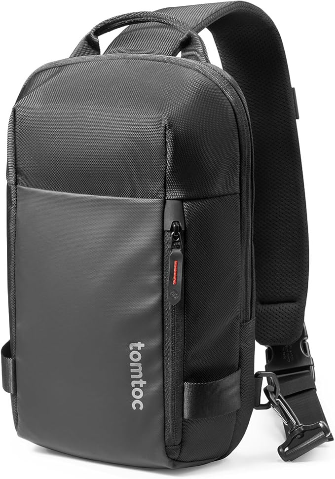 tomtoc 5L Compact Sling Backpack for Men Women, Lightweight Crossbody Shoulder Bag for 2026 11-inch iPad Air M4/M3, iPad Pro M5/M4, iPad A16, Nintendo Switch 2/Rog Xbox Ally X, EDC Daypack - XS Size