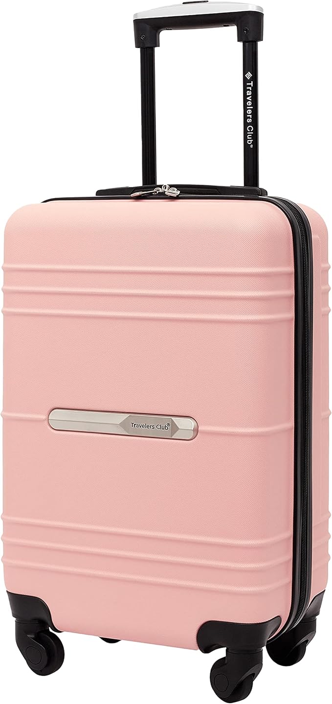 Travelers Club 22" Richmond Spinner Carry-On Luggage, Rose Gold