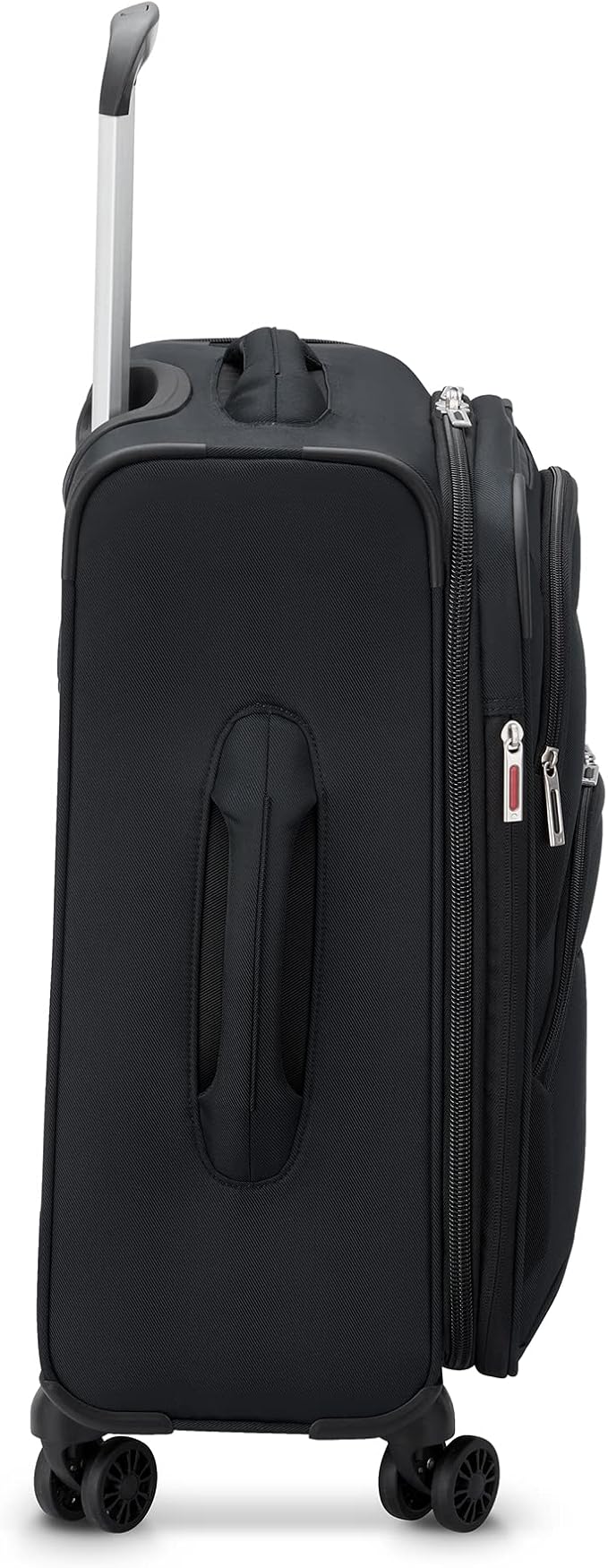 DELSEY PARIS Sky Max 2.0 Softside Expandable Luggage with Spinner Wheels, Black, 2-Piece Set (21/24)