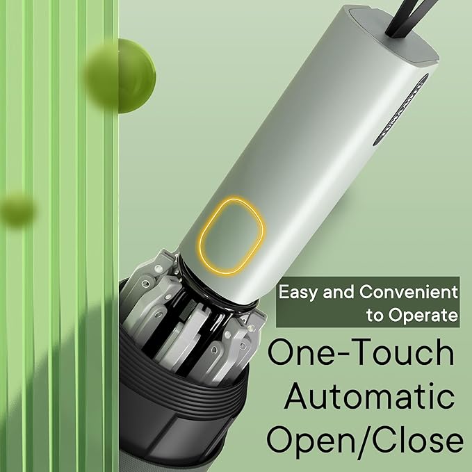 QWB TUMAAOTU Lightweight Compact Inverted Umbrella Windproof Auto Open Close – 5-Second Quick Fold Design for Women & Men, 8 Ribs Strong Travel Umbrellas for Rain & Sun, Fits Backpack & Car