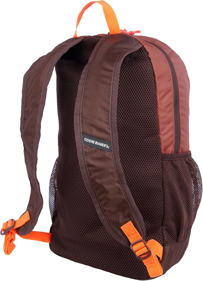 Eddie Bauer Stowaway Packable Backpack | Travel | Outdoor | Lightweight | Foldable | Durable | Ripstop Polyester | 20L - Maroon