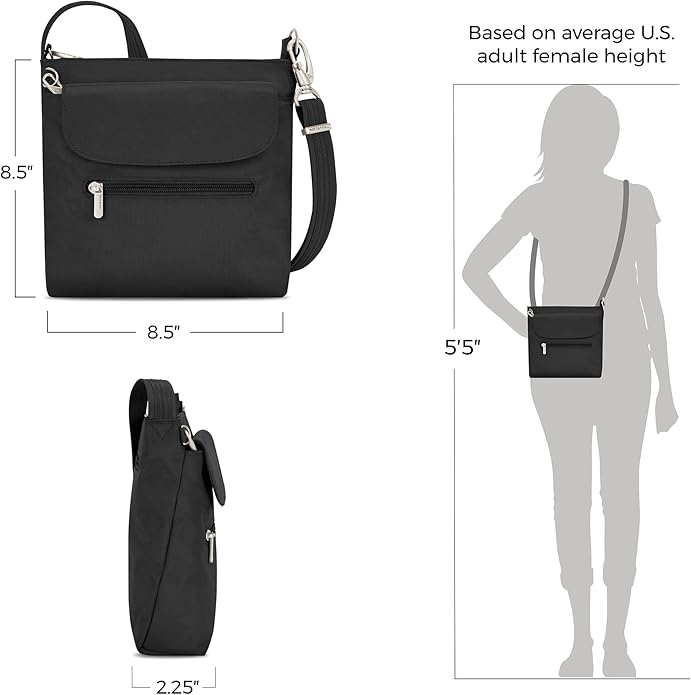 Travelon Anti-Theft Classic Mini Shoulder Bag