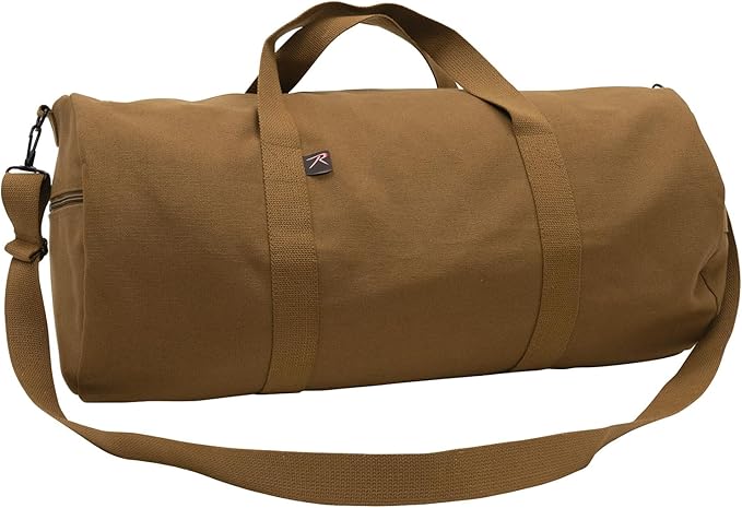 Rothco Heavy-Duty Canvas Shoulder Duffle Bag - Rugged Travel Gym Gear Equipment Bag