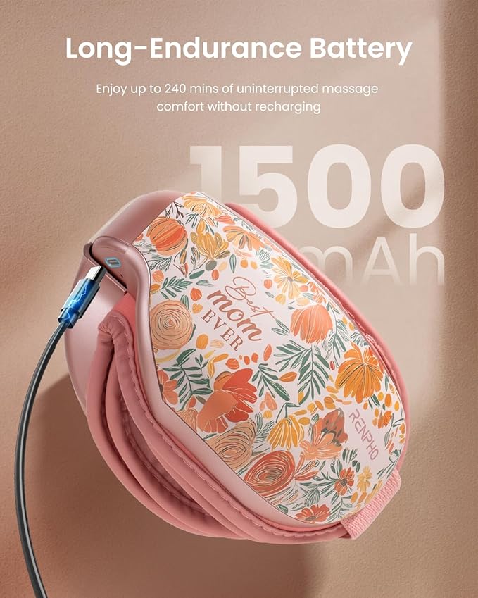 RENPHO Mothers Day Gifts for Mom, Eye Massager with Heat Birthday Gifts Women Men Her Him Eye Mask for Migraines, Eye Care, Migraine Relief Eyeris 1