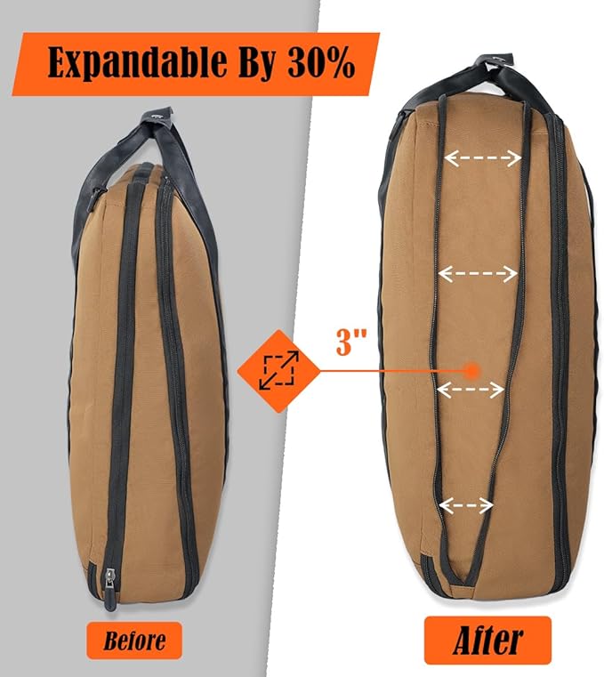 WELKINLAND 2-Suit Carry On Garment Bag for Travel, 30-L Suits Holder Travel Bag, 8-Pocket Garment Bag for Men, Wrinkle-Free Travel Garment Bags for Suits, Durable Suit Carrier Garment Travel Bag