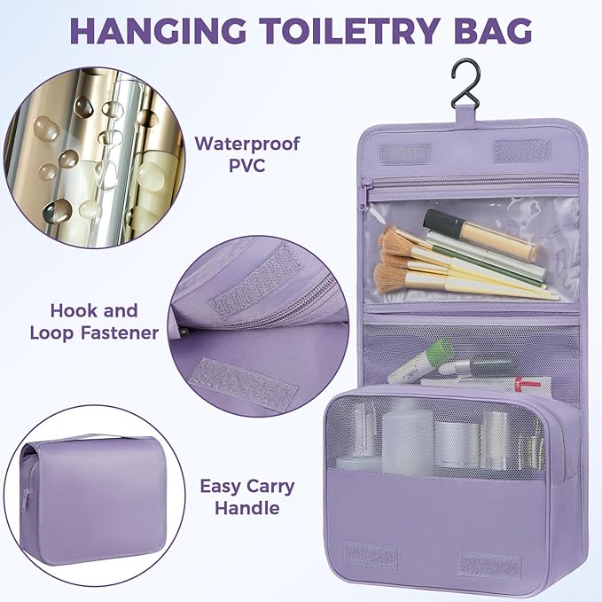 BAGAIL 9 Set Packing Cubes with Packing List Luggage Packing Organizers for Travel Accessories