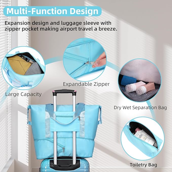 LARVENDER Luggage Sets 3 Piece, 20 Inch Carry on Luggage 22x14x9 Airline Approved Hardside PC+ABS Suitcase Set with Spinner Wheels TSA Lock, Lightweight Luggage Set for Women, Cotton Candy