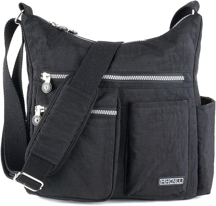 MHCNLL Crossbody Bag with Anti Theft RFID Pocket - Women Lightweight Water-Resistant Purse