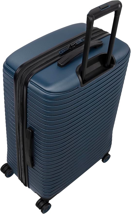 It Luggage Precursor Titan 27" Hardside Checked 8 Wheel Expandable Spinner, Majolica Blue