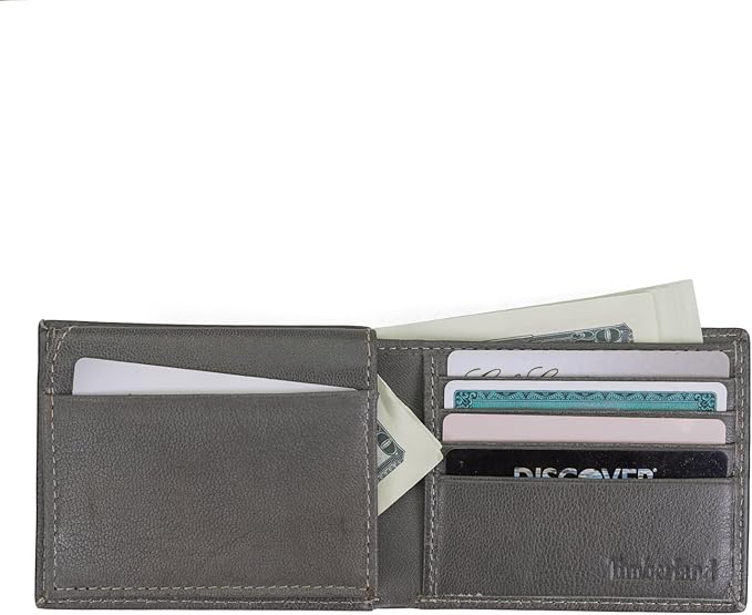 Timberland Men's Genuine Leather Passcase Security RFID Wallet