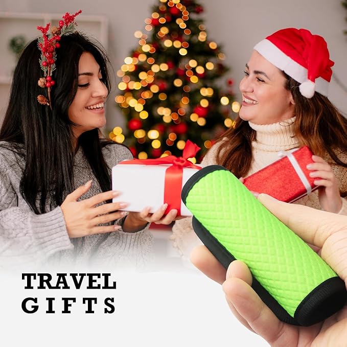 Luggage Handle Wrap for Suitcase/Carry On/Backpacks-Neoprene Luggage Handle Wraps Bright Luggage Identifiers/Tags/Spotter/Markers Travel Accessories/Essentials-Green