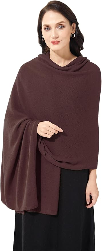 Soft Cashmere Blend Wrap Chic Scarf Stole for Women Wayfarer Travel Extra Large 87"x28"