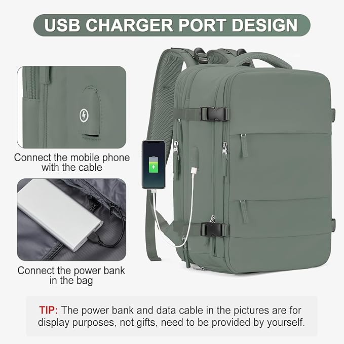 Extra Backpack For Traveling On Airplane Travel Backpack For Women Men Airline Approved Carry On Bags For Airplanes Gym Bag With Shoe Compartment Waterproof Laptop Backpack Camping Hiking Backpack