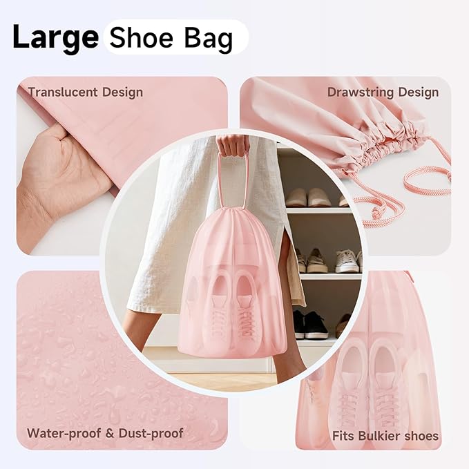 11 Set / 9 Set Packing Cubes for Travel,Gifts for Women Mom Kids,TSA Approved Bags for Makeup, Cosmetic, Toiletry, Organizers for Suitcase Carry On, Cruise Essentials Airplane Accessories, Pink