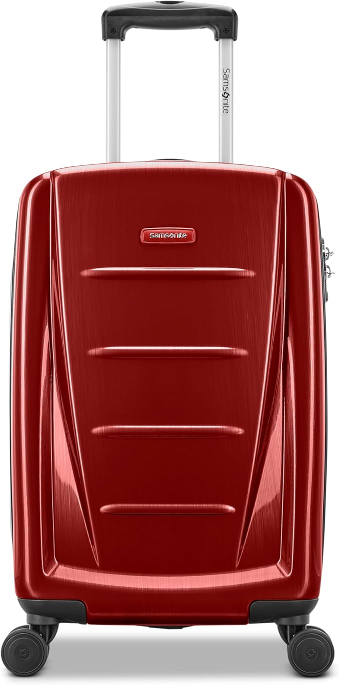 Samsonite Winfield 2 Hardside Luggage with Spinner Wheels, Burgundy, Carry-On 20-Inch