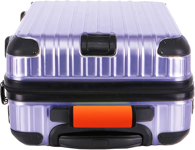 Neoprene Luggage Handle Wrap Fluorescent Colors Luggage Identifiers/Tags/Marker (Fluorescent Orange(5 Pack))