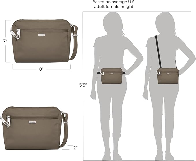 Travelon Anti-Theft Classic Convertible Crossbody & Waist Pack