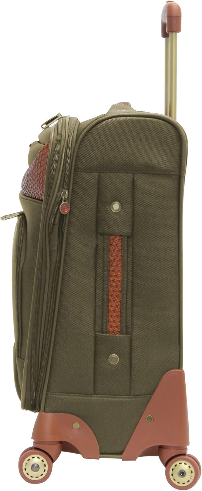 Pathfinder Carry-On Luggage with Spinner Wheels Softside Expandable 20-In Suitcase