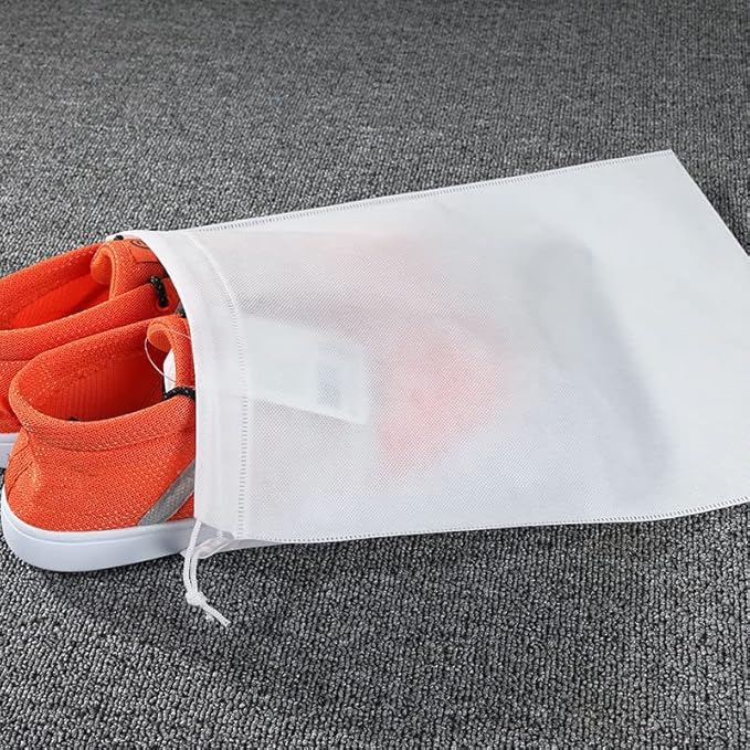 Gladiolus hybridus 30 eco-friendly travel shoe bag storage bags, non-woven breathable dust-proof with rope, suitable for storing shoes and isolate dust keep bags clean tidy (11.8in X 15.74in)