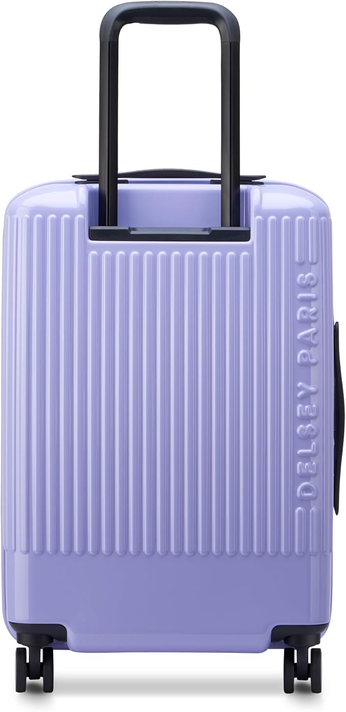 florence by mills Spin Me Away Hardside Expandable Luggage with Spinner Wheels, Lavender, Carry-On 20 Inch
