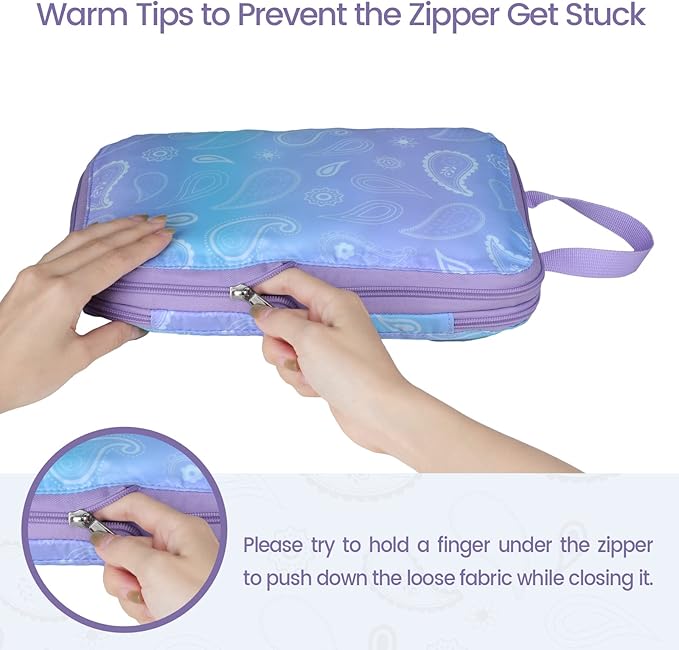 Cambond Compression Packing Cubes for Travel - Lightweight Expandable Travel Bags Luggage Organizers Travel Essentials Compression Cubes for Travel Space Saver for Carry on Suitcases Organizer