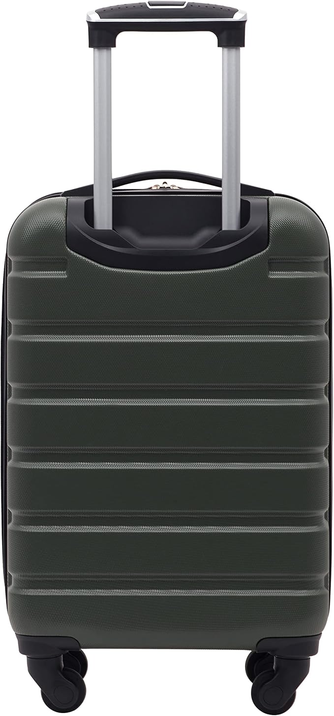 Wrangler 22" Hardside Spinner Carry-On Luggage, Deep Depth