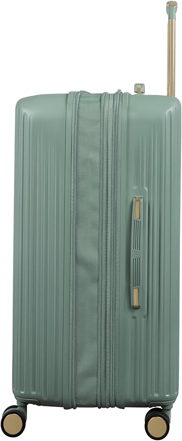 It Luggage Luxuriant 31" Hardside Checked 8 Wheel Expandable Spinner, Iceberg Green
