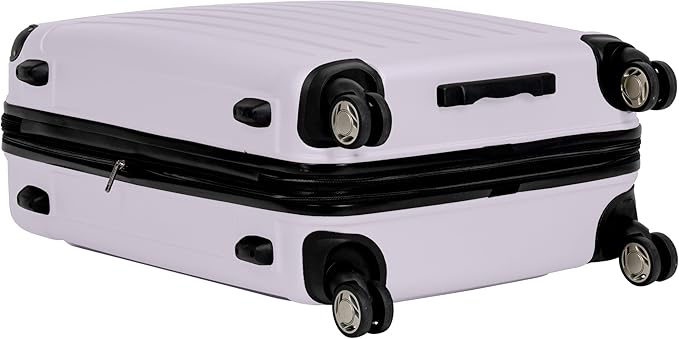 Kenneth Cole REACTION Renegade Luggage Expandable 8-Wheel Spinner Lightweight Hardside Suitcase, Orchid Ice, 28-Inch Checked