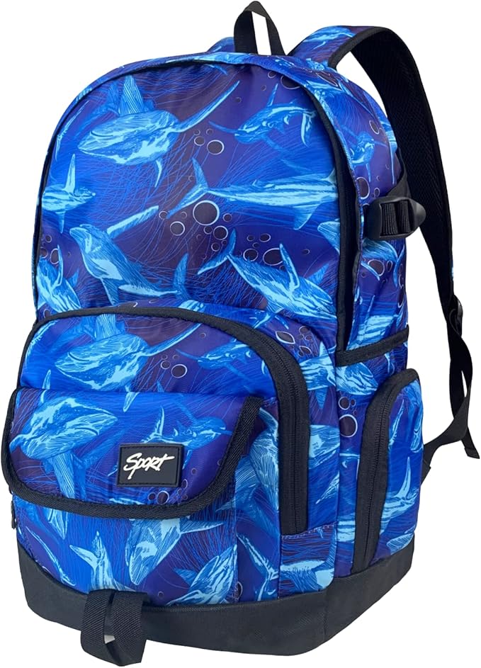 rickyh style School Backpack Travel Bag for Men & Women Lightweight College Back Pack with Laptop Compartmen