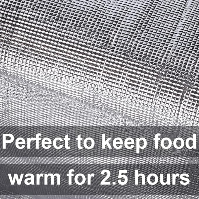 musbus XXXL Insulated Food Delivery Bag Cooler Bags Keep Food Warm Catering Therma for doordash Catering Cooler Bags Keep Food Warm Catering Therma Catering Shopper hot Black