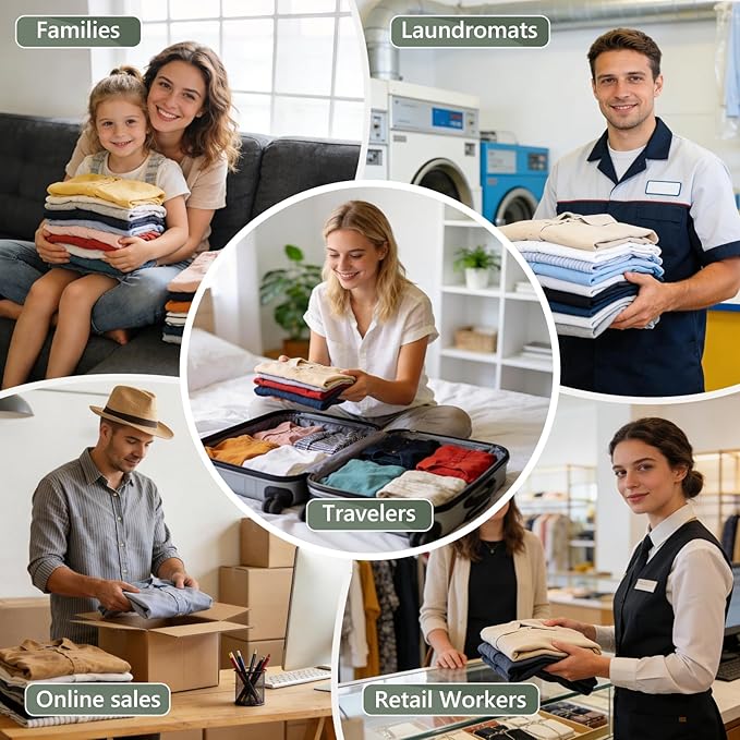 BoxLegend Shirt Folder Wooden Clothes Folding Board - No Bend, Gentle on Clothes, Eco-Friendly Laundry Folding Board for T Shirts, Pants, Sweaters & Delicates