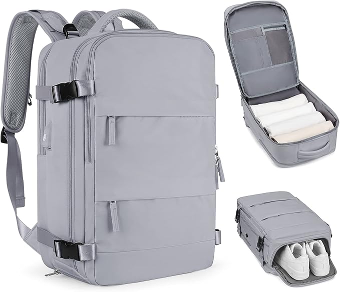 Personal Item Travel Backpack For Women Men Airline Approved Carry On Backpack Flight Approved Waterproof Sports Luggage Backpack Casual Daypack Small Hiking Backpack