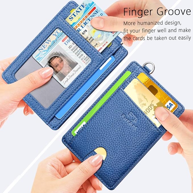 FurArt Slim Minimalist Wallet, Front Pocket Wallets, RFID Blocking, Credit Card Holder for Men