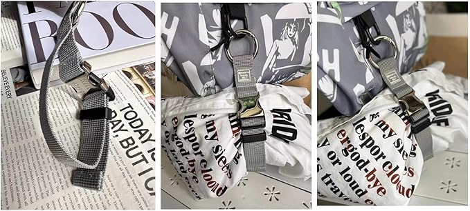 3PCS Heavy Duty Add a Bag Luggage Straps Jacket Gripper 3PCS Luggage Tag Suitcase TravelTags with Name ID Card,Carry-on Luggage Belt Baggage Suitcase Straps Belts Travel Accessories(Grey)