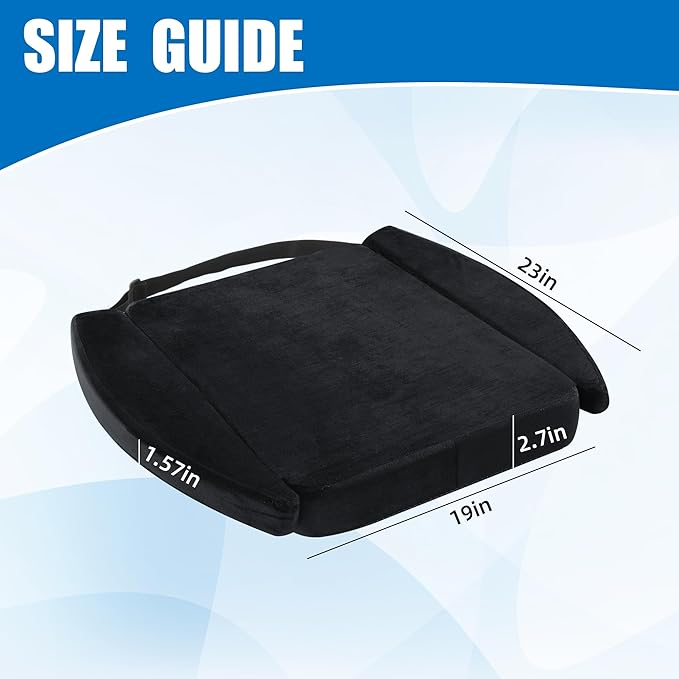 BALAPET Ultra Soft Gaming Chair Cushion for Long Sitting Gamers,Tailbone Pain Reduce Cushion for Office Chair(Black)