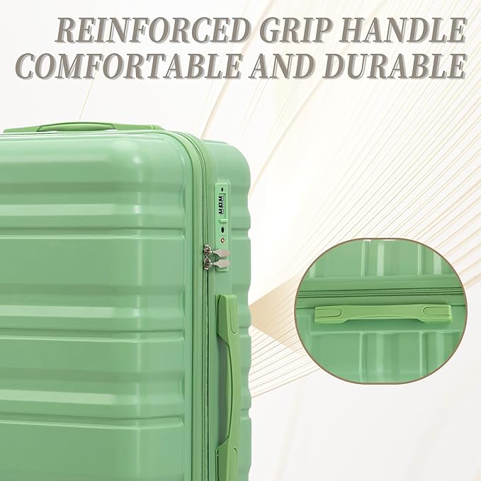 3 Piece ABS Hardshell Suitcase Set – Lightweight, Tough & Scratch-Resistant
