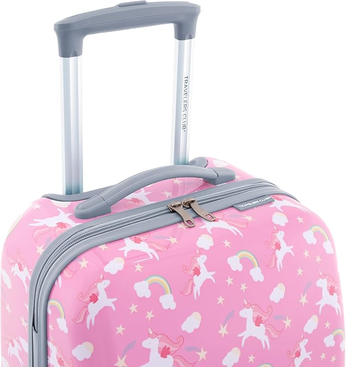 Travelers Club 5 Piece Kids' Luggage Set, Unicorn