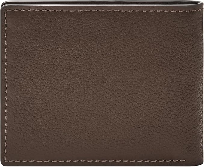 Fossil Men's Everett Leather Bifold with Flip ID Wallet