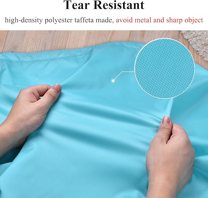 OTraki Extra Large Laundry Bag 2 Pack Laundry Basket Laundry Hamper Liner Dirty Clothes Bag 45x28 Inch Heavy Duty Laundry Bag XL Big Drawstring bag for Home Dorm Drying Do Not Exceed 176℉ Blue