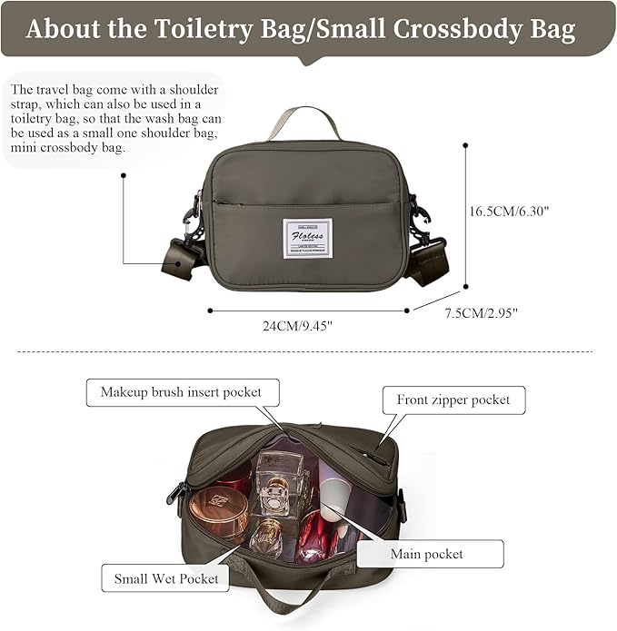 Weekender Bags for Women,Personal Item Travel Bag with Shoes Compartment,Overnight Travel Duffel Bag with Toiletry Bag,Medium